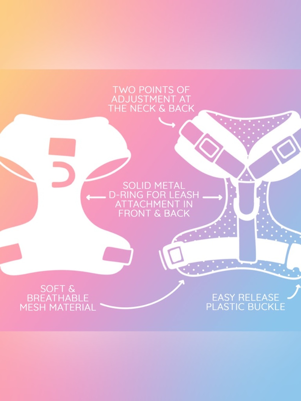 Sassy Woof x SpongeBob SquarePants 
Dog Harness - Picture 5 of 6